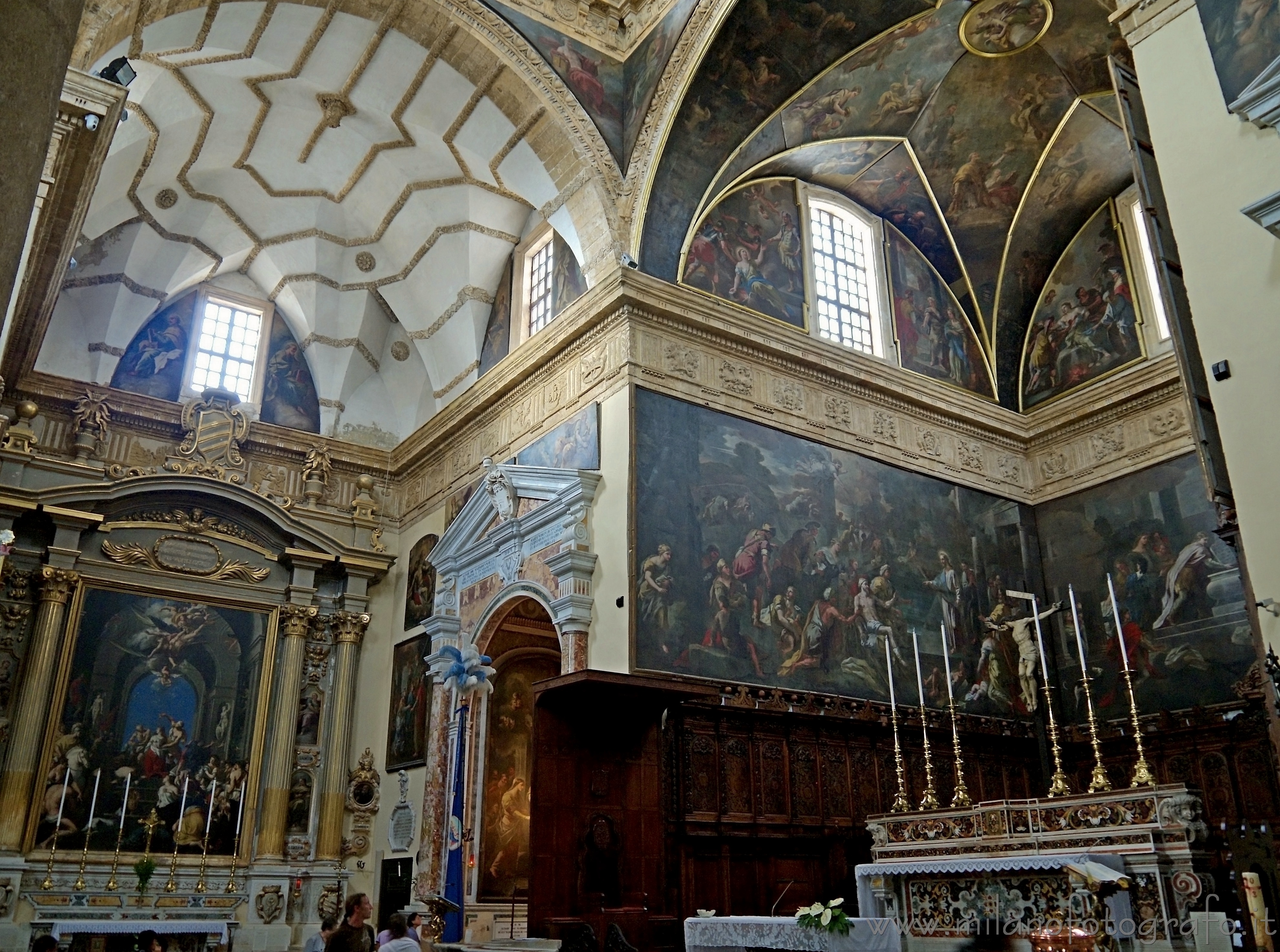 Gallipoli (Lecce, Italy) - Detail of the interior of the Duomo